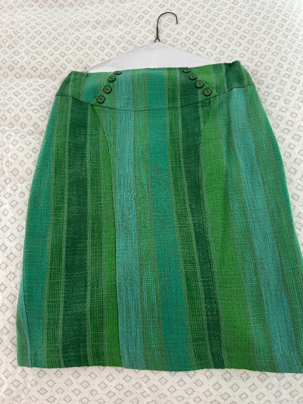 Green skirt